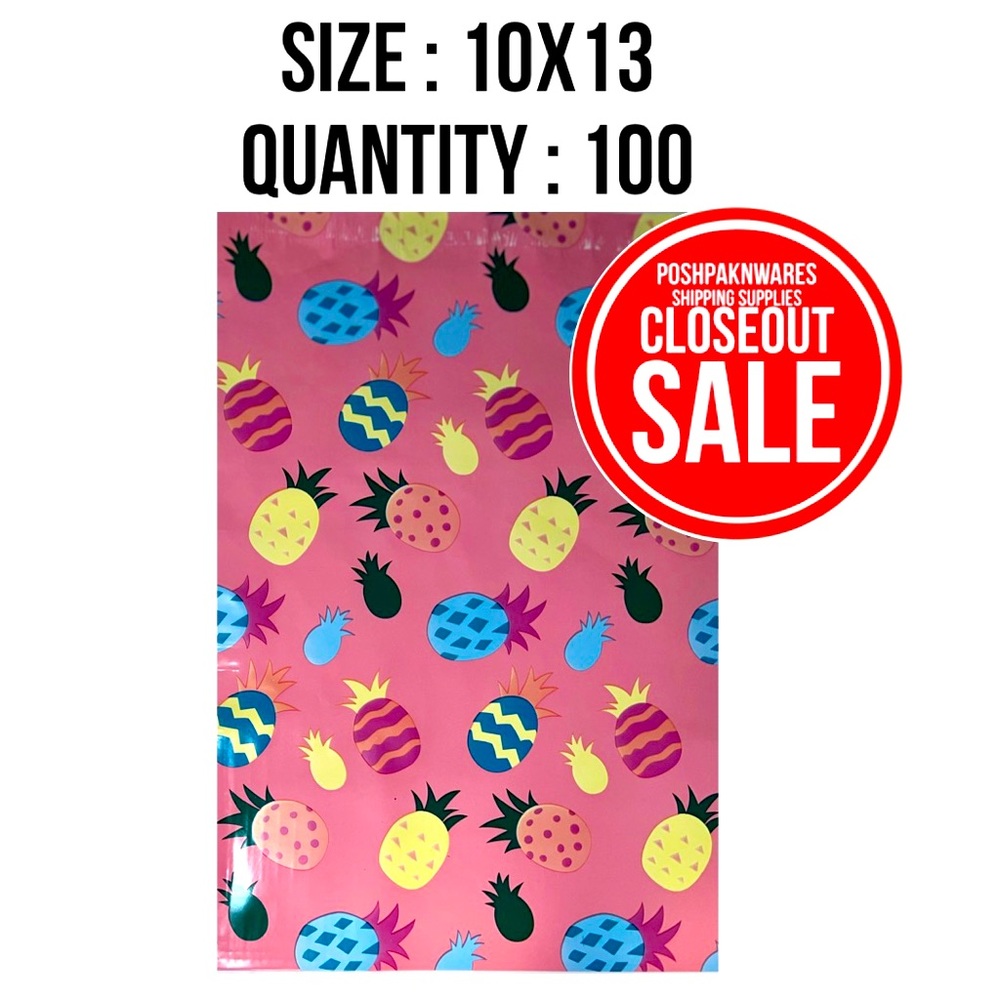 100 Mailers poly 10x13 CLOSEOUT SALE